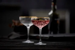 Lyngby Cocktailglas Glas Palermo Gold 315 ml (4-delig) Hot