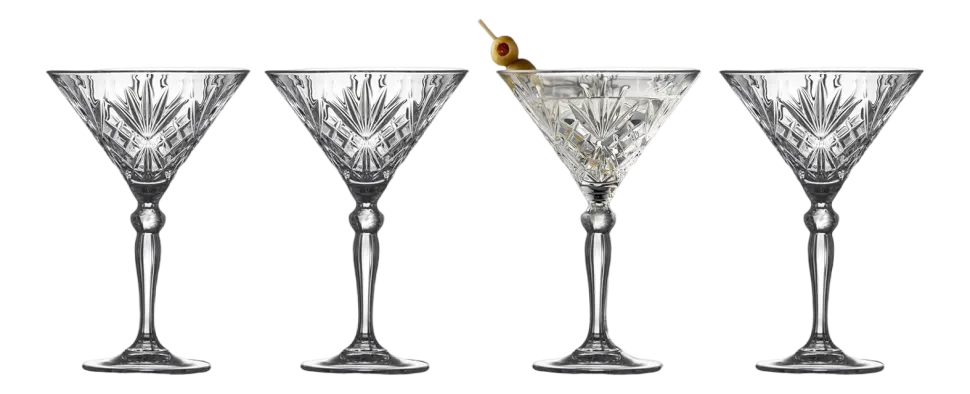 Cocktailglas Lyngby Melodia Clear 210 ml (Set van 4)