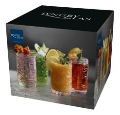 Lyngby Cocktailglas Tiki Clear 450 ml (Set van 4) Online