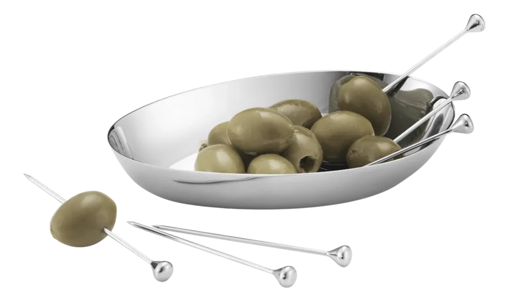 Georg Jensen Cocktailprikker Sky RVS (Set van 6)