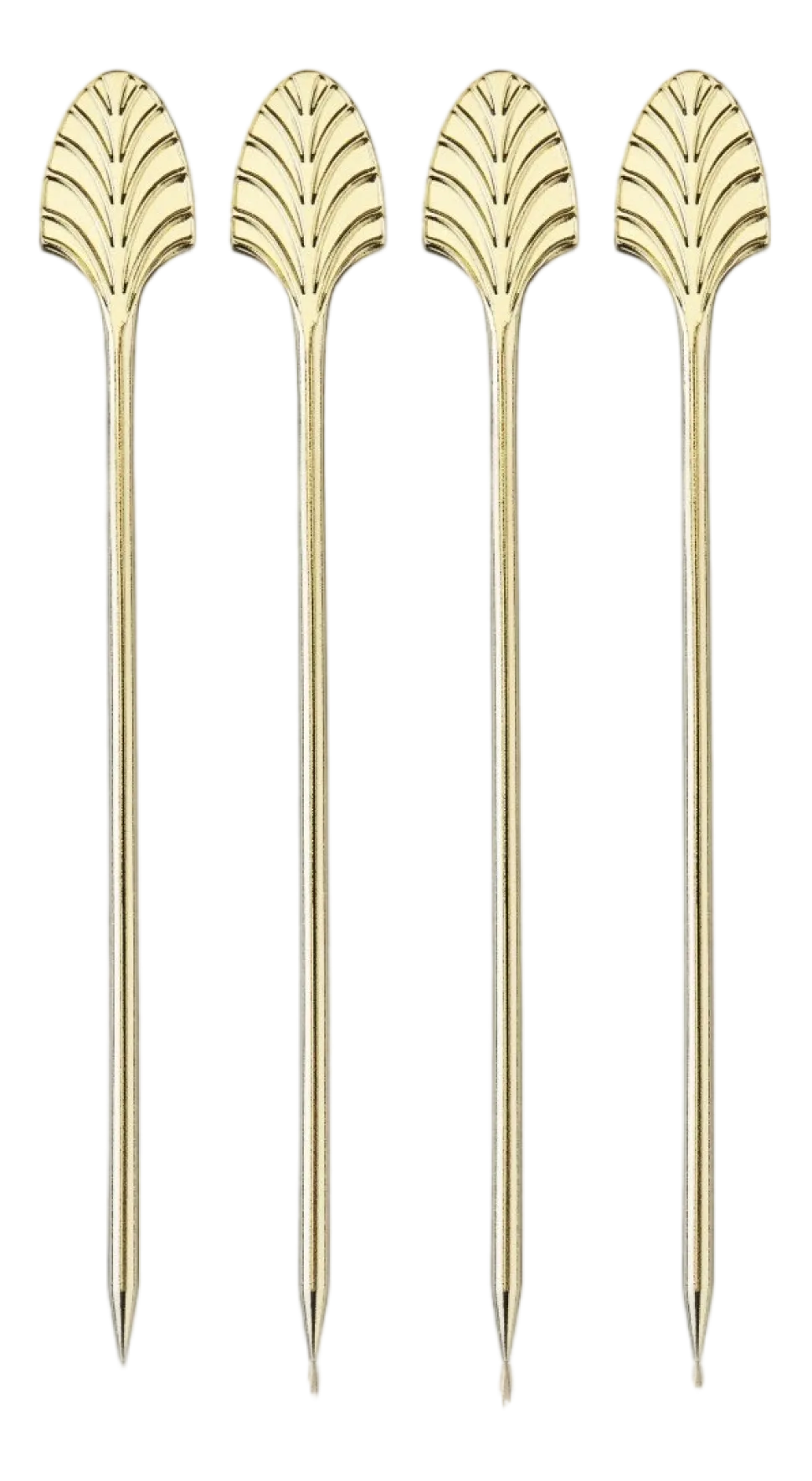 Cocktailprikker Viski Art Deco Gold (Set van 4)