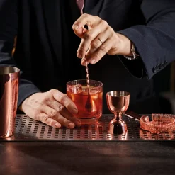 Cocktailset Paderno Parisian Mirror Copper (Set van 4)