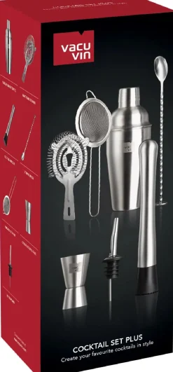 Cocktailset Vacu Vin Plus (7-delig)