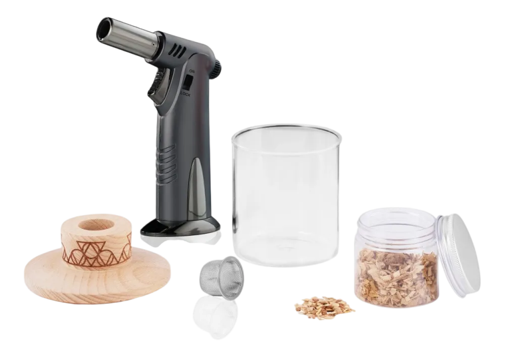 Viski Cocktailset Alchemi Single Serve Smoker (4-Delig)