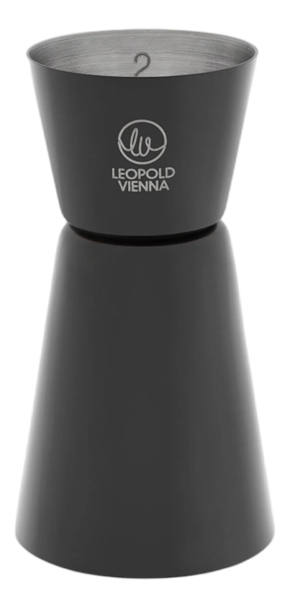 Leopold Vienna Cocktailshaker Acolon Zwart 450ml (3-Delig) Hot