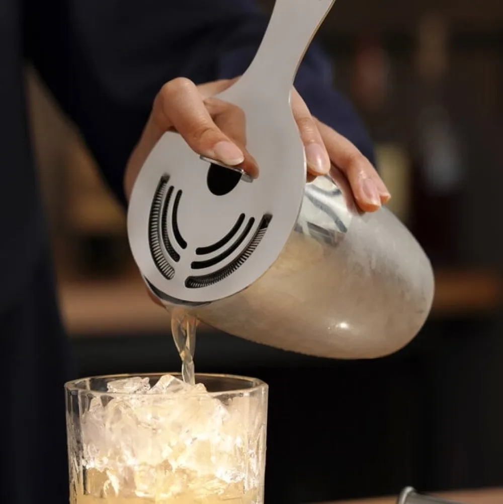 Viski Cocktailzeef Hawthorne Stainless Steel New