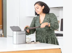 Compostbak Caddy Compost Simplehuman Zilver 4L
