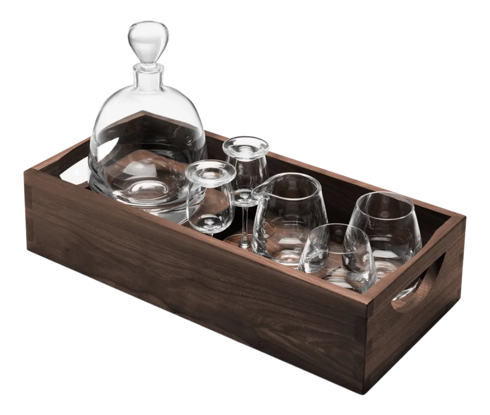 L.S.A. Connoiseur Set Whisky Islay met Dienblad 1000 ml (6-delig) Discount