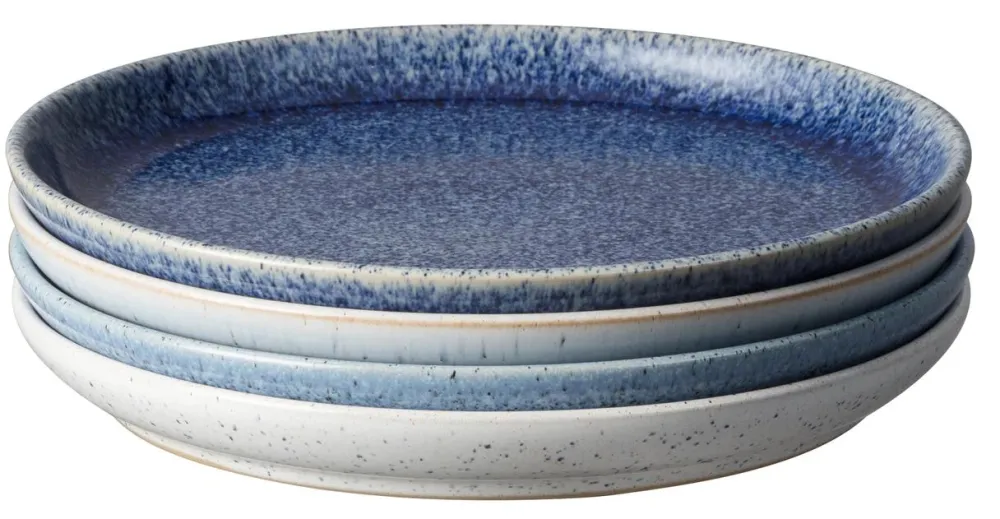 Denby Coupebord Studio Blue Mixed 17 cm (Set van 4) Best