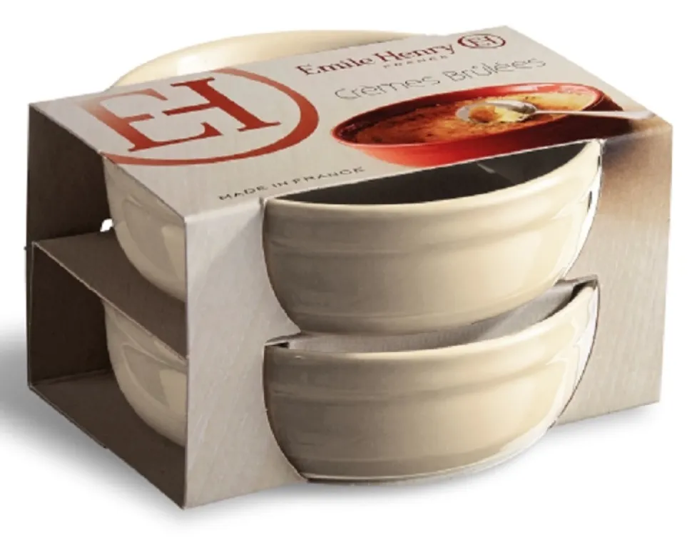 Crème Brûlée Schaal Emile Henry Argile (set van 2)