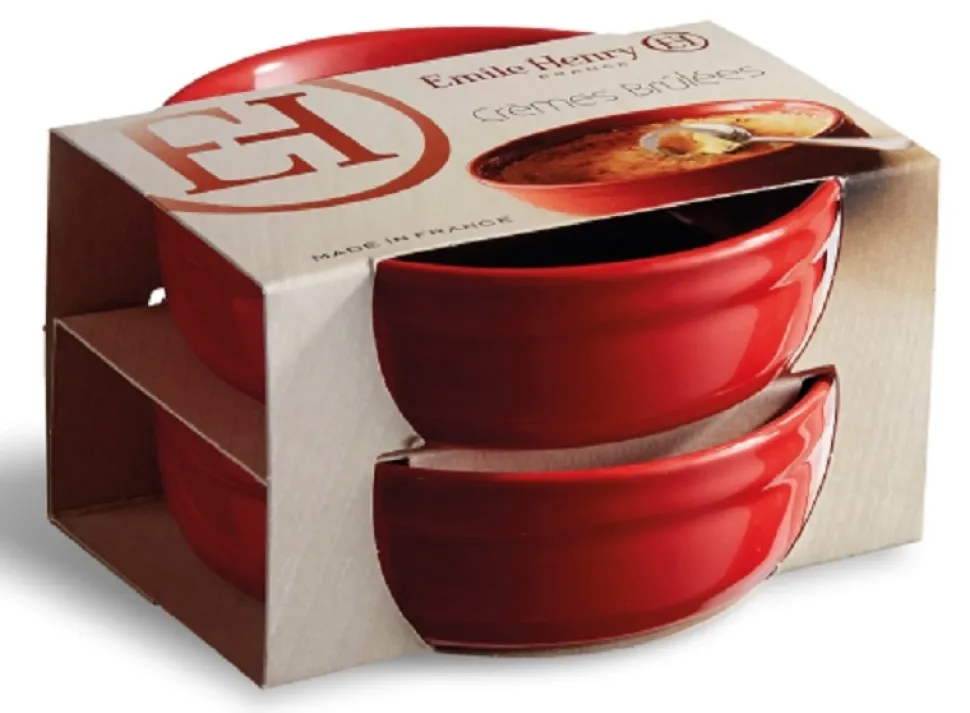 Crème Brûlée Schaal Emile Henry Grand Cru (set van 2)