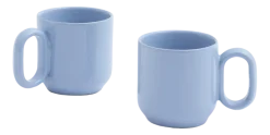 HAY Cup Barro Light Blue Ø8 x H7,5 (Set of 2) Sale