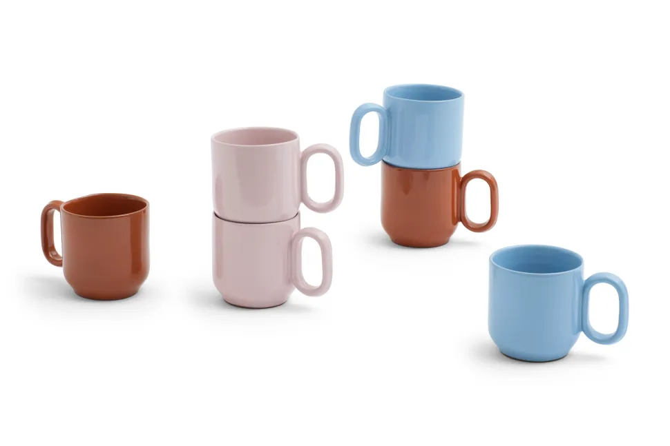 Cup HAY Barro Natural Ø8 x H7,5 (Set of 2)