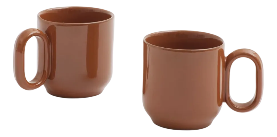 Cup HAY Barro Natural Ø8 x H7,5 (Set of 2)