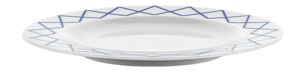 Dessertbord Alessi My Beautiful China White 20 cm (Set van 4)