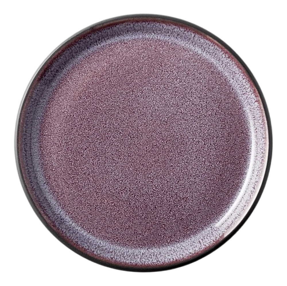 Bitz Dessertbord Gastro Black / Lilac 17 cm New