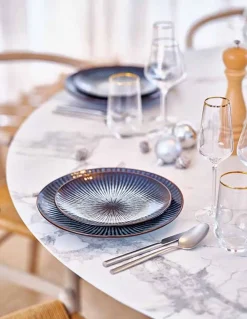 Cosy & Trendy Dessertbord Atlantis Stripe 21,5 cm (Set van 6) Best