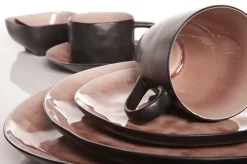 Dessertbord Cosy & Trendy Laguna Old Rose 20 cm (Set van 6)