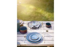 Cosy & Trendy Dessertbord Quintana Blue 22 cm (Set van 6) Outlet