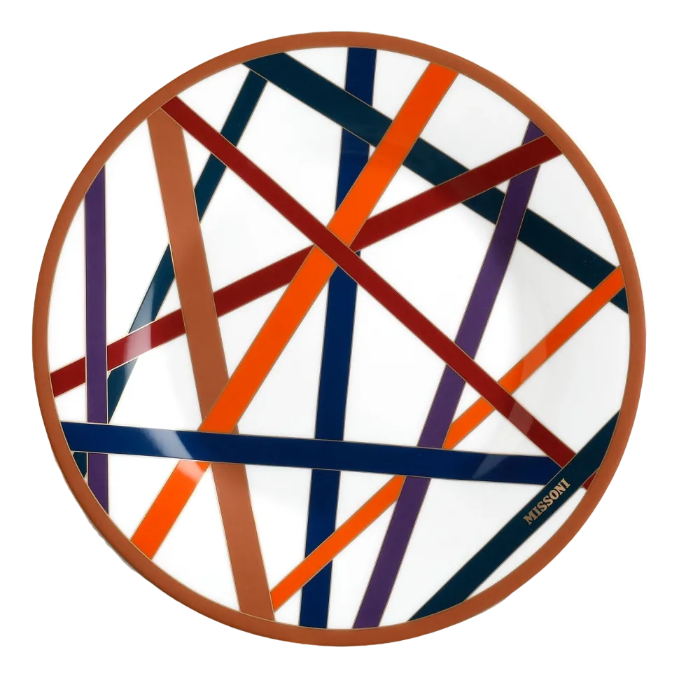 Dessertbord Missoni Nastri Multicolor 21,5 cm (Set van 6)