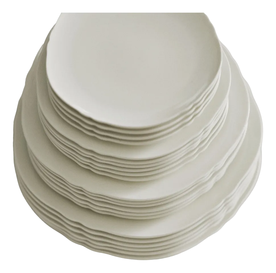 Dessertbord Serax M White Silhouette 24 cm