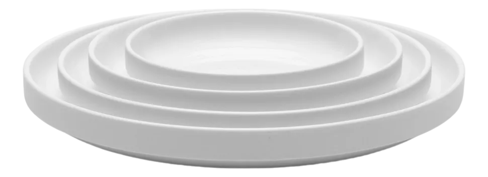 Dessertbord Serax Passe-Partout Tableware By Vincent Van D White Matt XS 14 x 14 x 2,5 cm