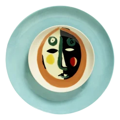 Dessertbord Serax XS Face N1 Feast Mix 16 cm