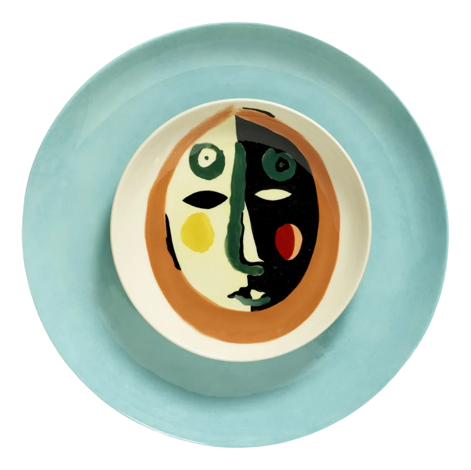 Dessertbord Serax XS Face N1 Feast Mix 16 cm