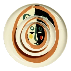 Dessertbord Serax XS Face N1 Feast Mix 16 cm