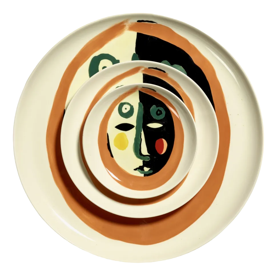 Dessertbord Serax XS Face N1 Feast Mix 16 cm