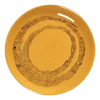 Dessertbord Serax XS Feast Yellow Dots Black 16 cm