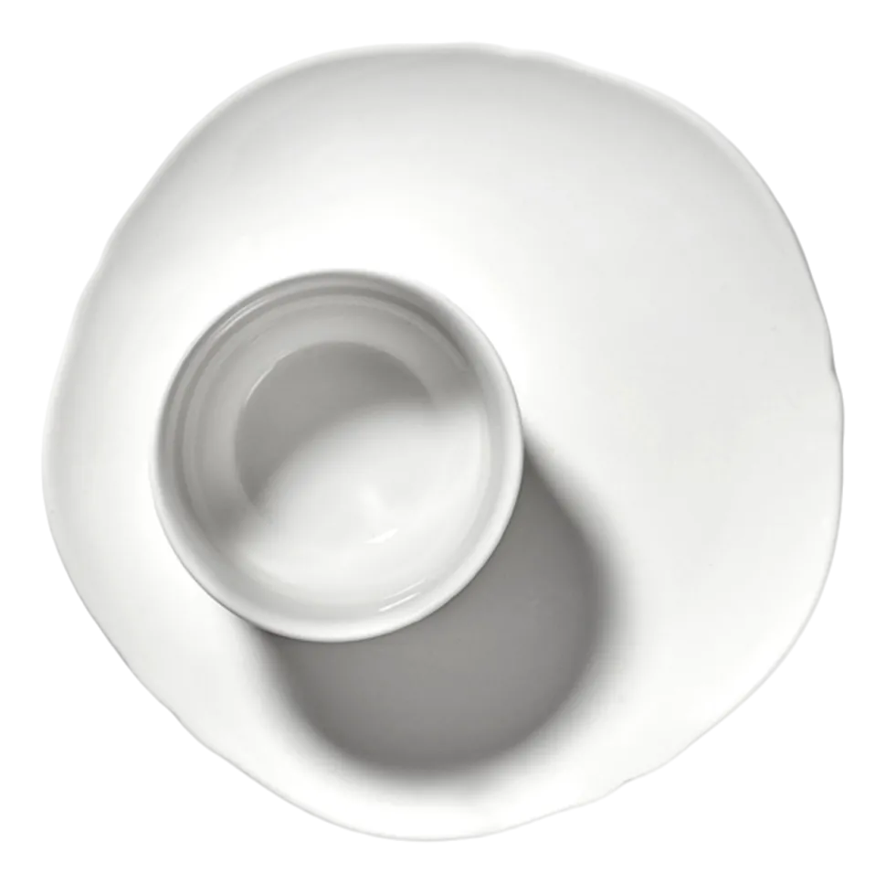 Dessertbord Serax XXS White Silhouette 15 cm