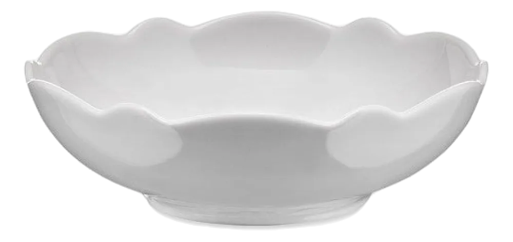 Alessi Dessertkom Dressed White Porcelain 13 cm (Set van 4) Outlet