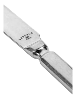 Dessertmes Serax Surface Cutlery By Sergio Herman Steel Grey Monobloc (Set van 6)