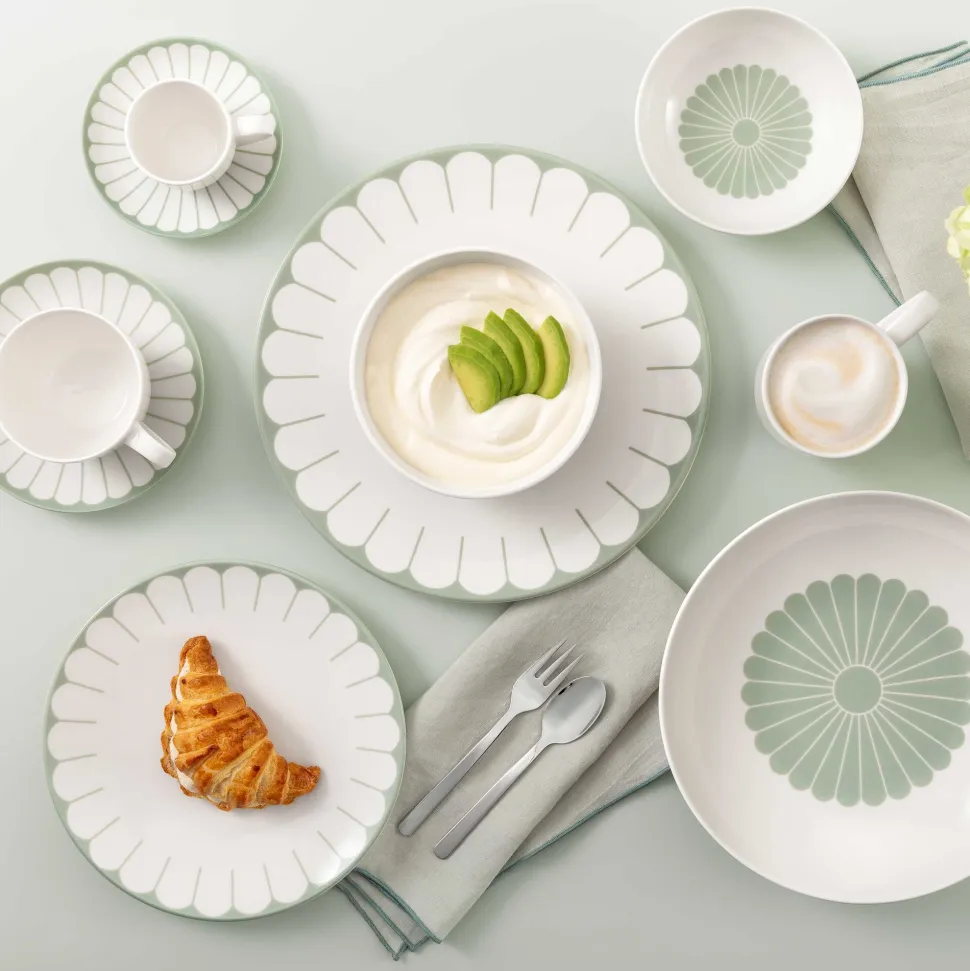 Dessertschaal Villeroy & Boch Fleur Vert Ø13,5cm (6 delig)