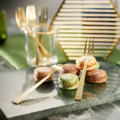 Amefa Dessertvork Felicity Hammered Champagne (6-delig) New