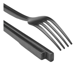 Dessertvork Serax Dune Cutlery By Kelly Wearstler Black (Set van 6)