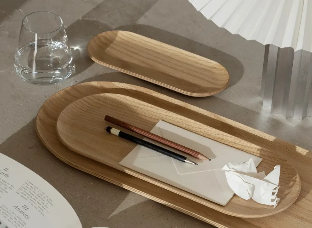 Blomus Dienblad Baki Oak Large Outlet