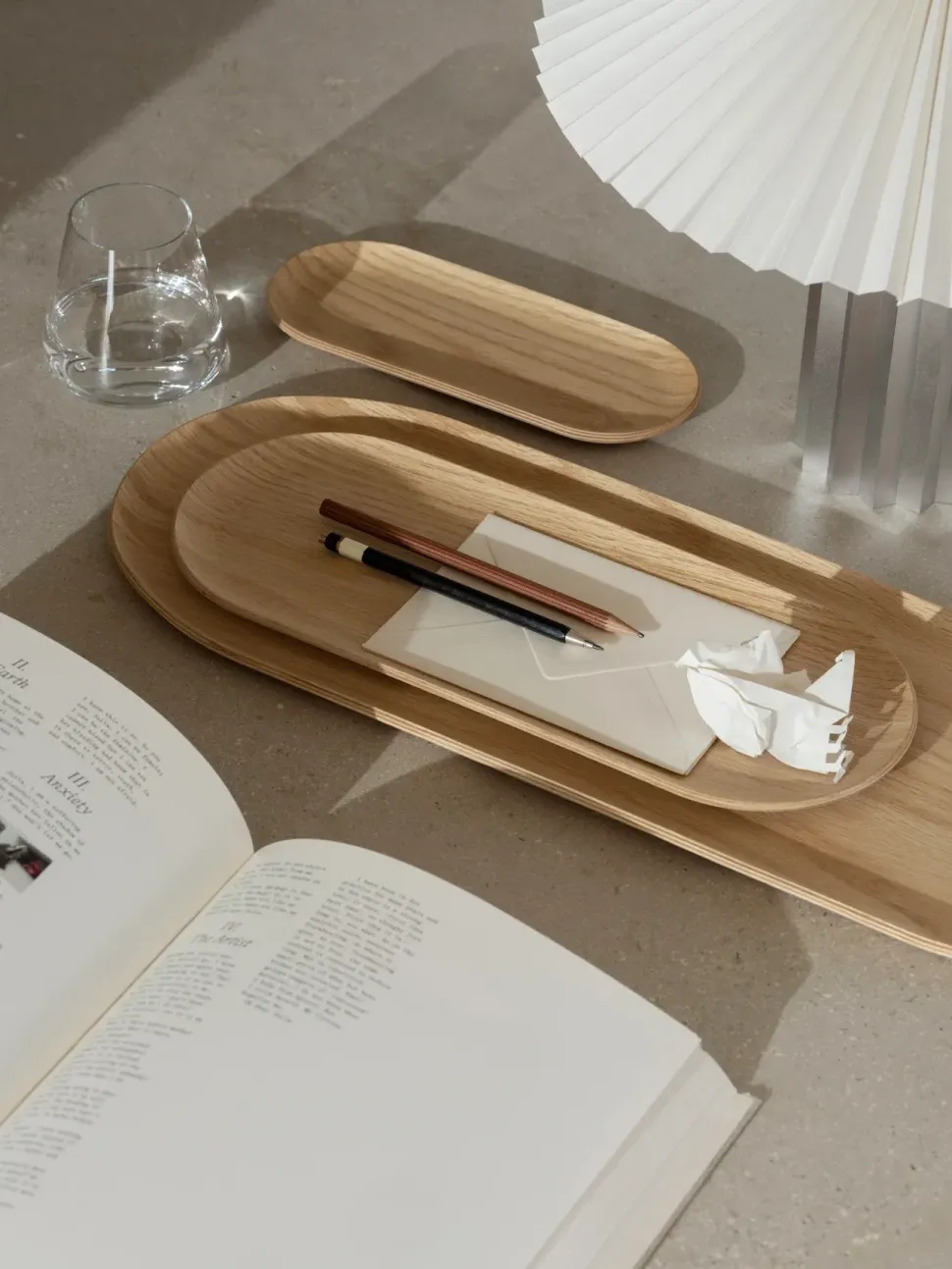 Dienblad Blomus Baki Oak Medium