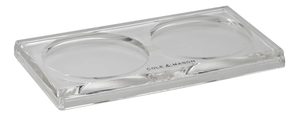 Dienblad Cole & Mason Acrylic Mill Tray Clear