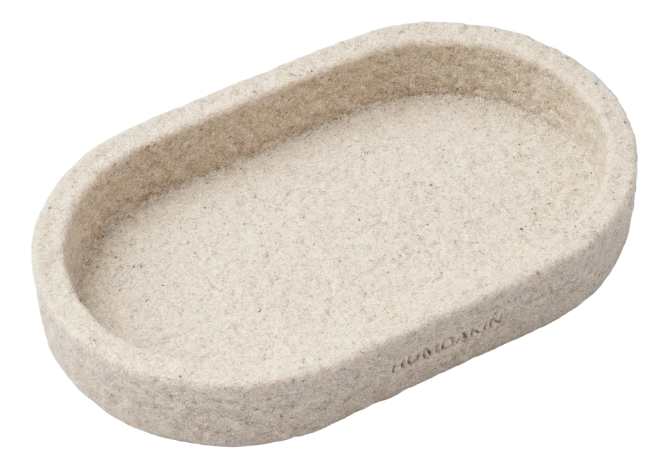 Dienblad Humdakin Sandstone Oval Neutral