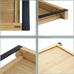 Dienblad Kela Kiril Bruin 43 x 27,5 cm