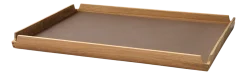 Dienblad Lind DNA Square L Airy Nupo Truffle / Teak