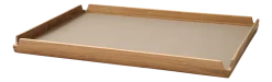 Dienblad Lind DNA Square L Airy Nupo Clay Brown / Teak