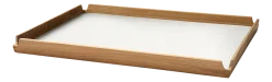 Dienblad Lind DNA Square L Airy Nupo Pure White / Teak