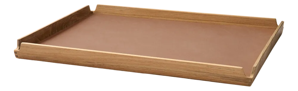 Lind DNA Dienblad Square L Airy Nupo Old Rose / Teak Outlet