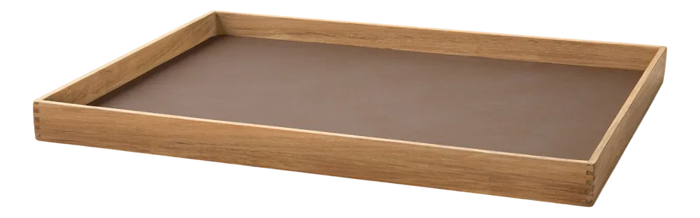 Lind DNA Dienblad Square L Even Nupo Truffle / Teak Online
