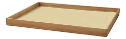 Dienblad Lind DNA Square L Even Nupo Lemon Sorbet / Teak