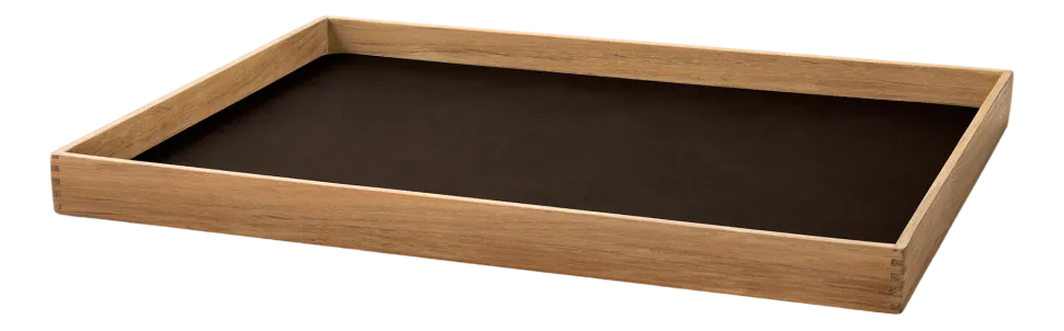 Dienblad Lind DNA Square L Even Nupo Hazel / Teak