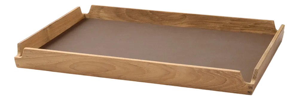 Lind DNA Dienblad Square M Airy Nupo Truffle / Teak Clearance